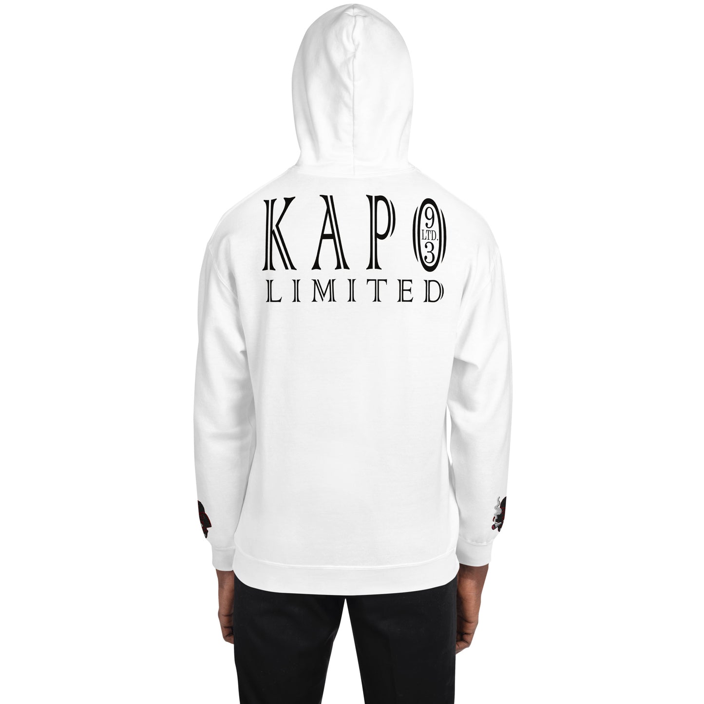 Baumwolle Herren Kapuzenpullover - Gestickt Design