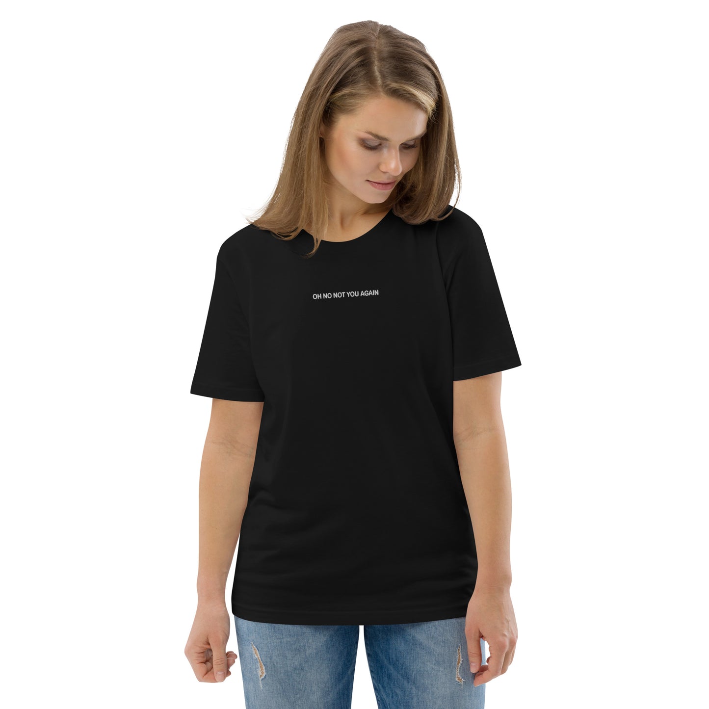 Baumwolle Damen T-Shirt - Gestickt Design
