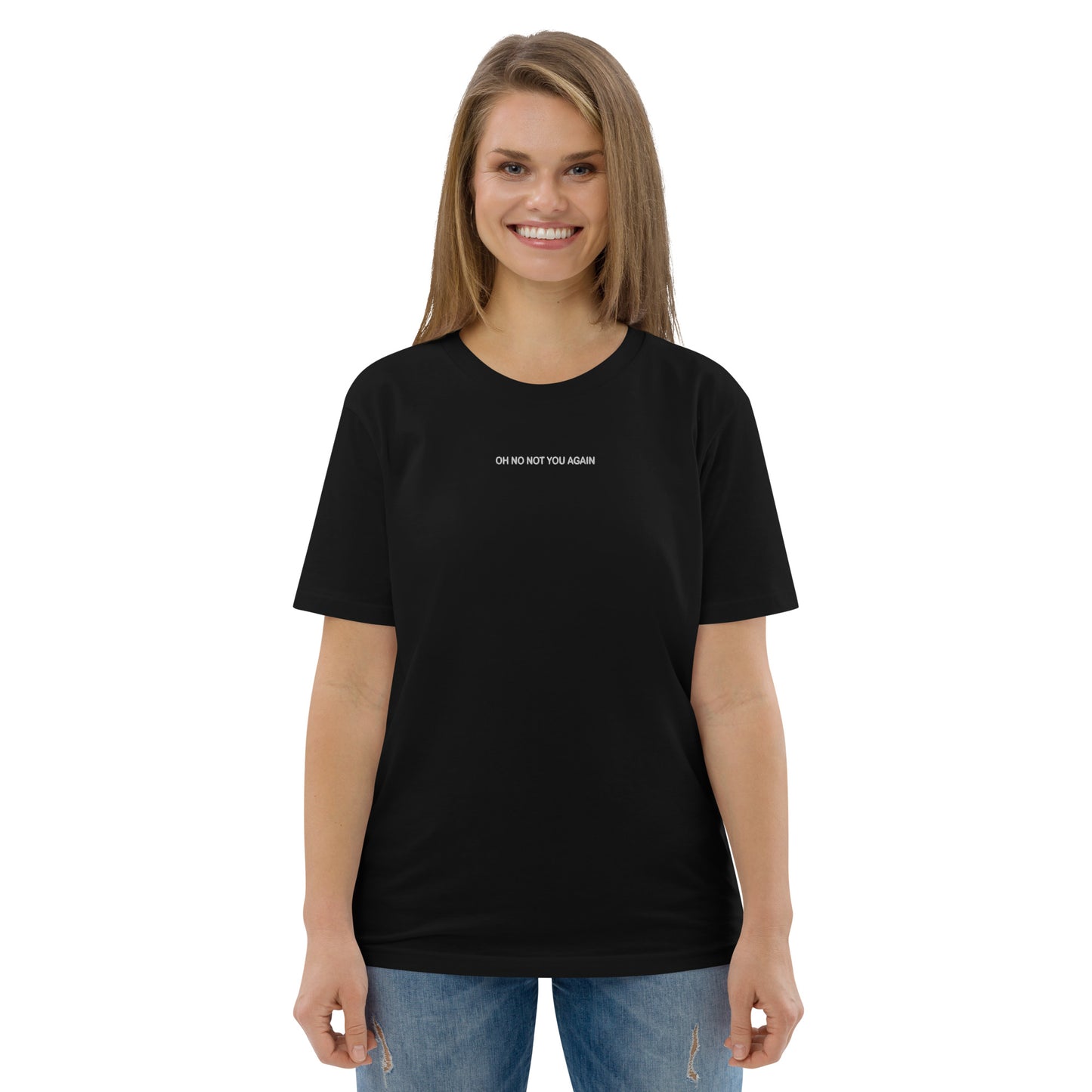 Baumwolle Damen T-Shirt - Gestickt Design