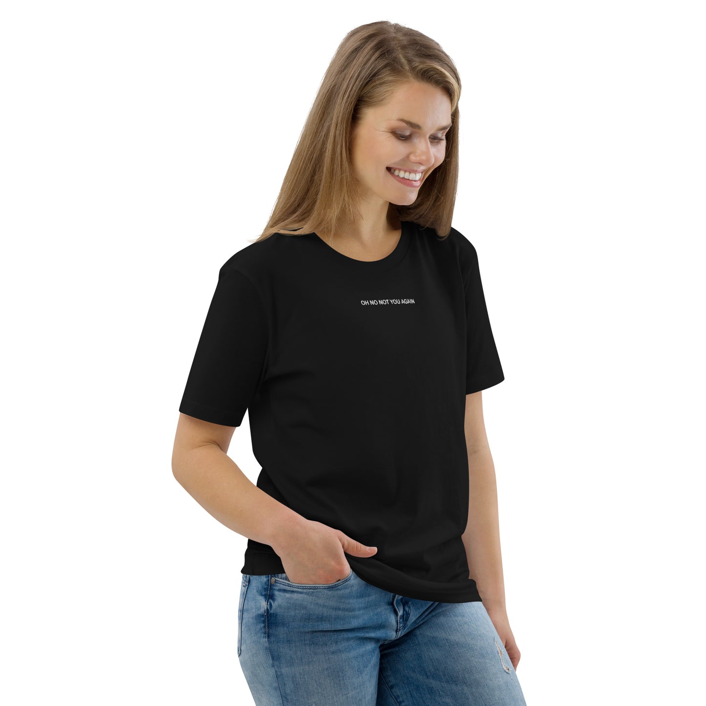 Baumwolle Damen T-Shirt - Gestickt Design