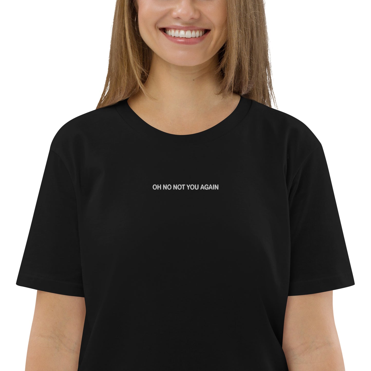 Baumwolle Damen T-Shirt - Gestickt Design