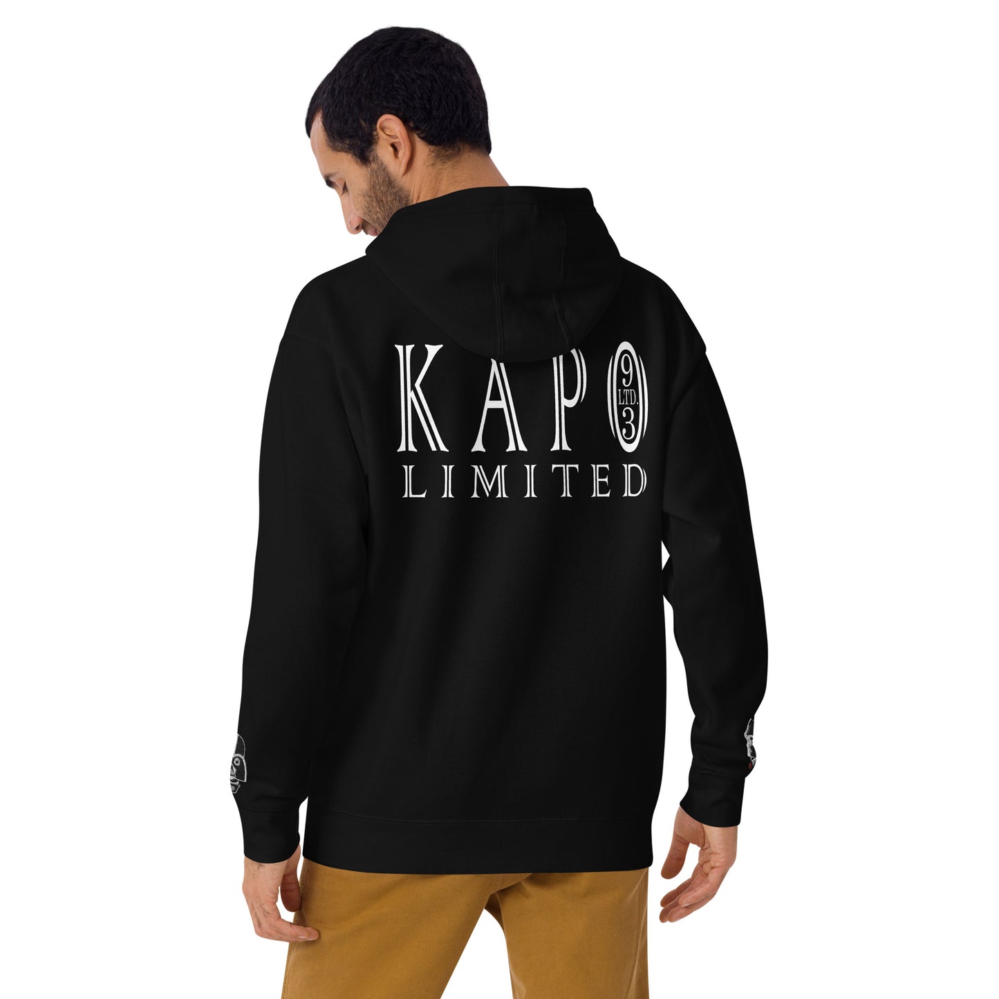 Baumwolle Herren Kapuzenpullover - Gestickt Design