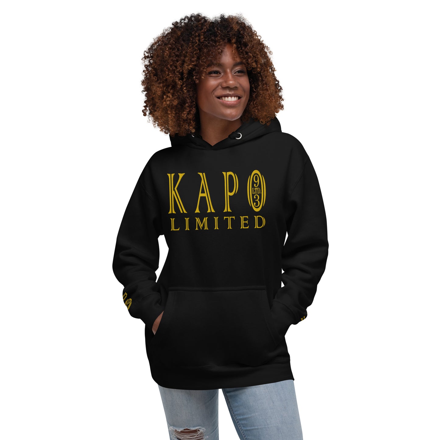 Baumwolle Damen Kapuzenpullover - Gestickt Design