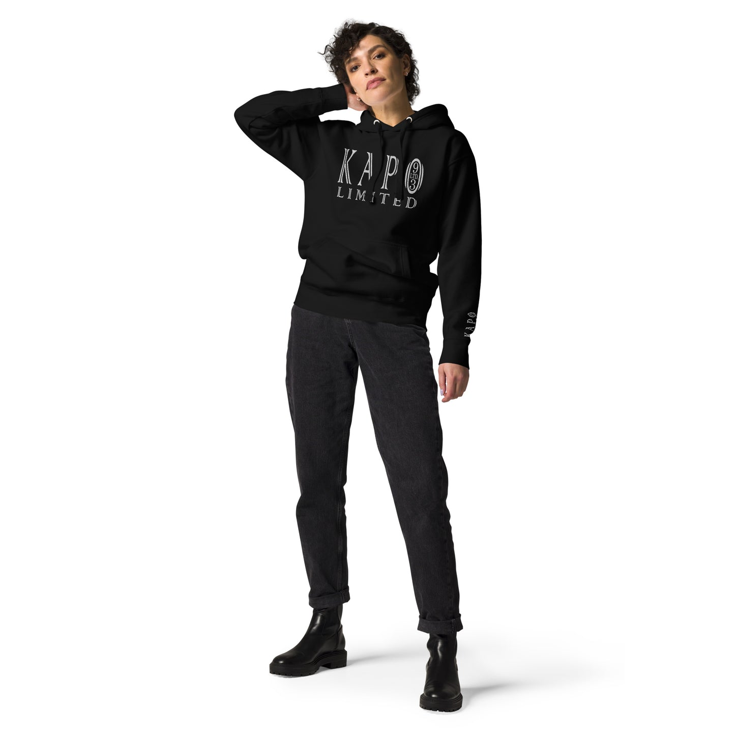 Baumwolle Damen Kapuzenpullover - Gestickt Design