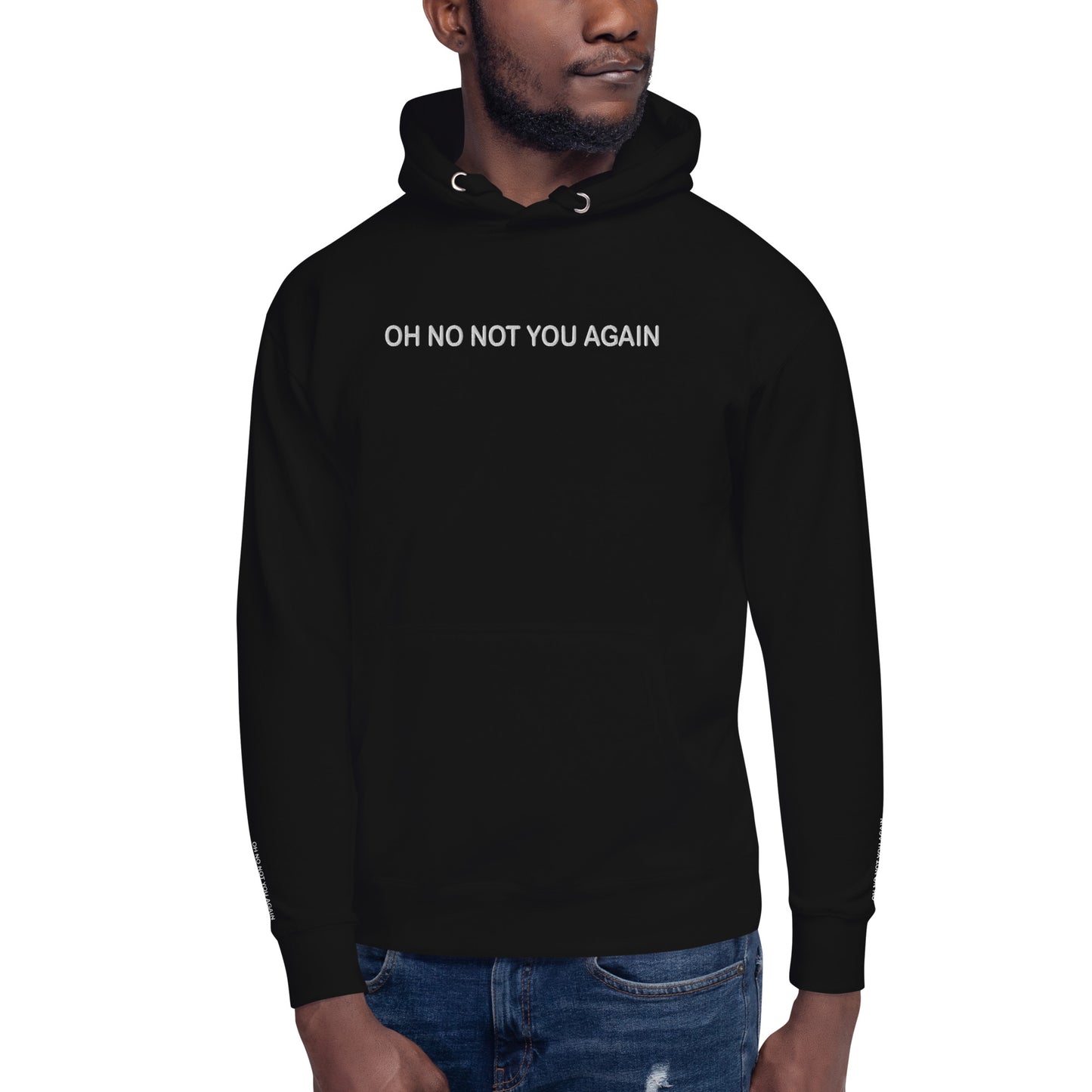 Baumwolle Herren Kapuzenpullover - Gestickt Design