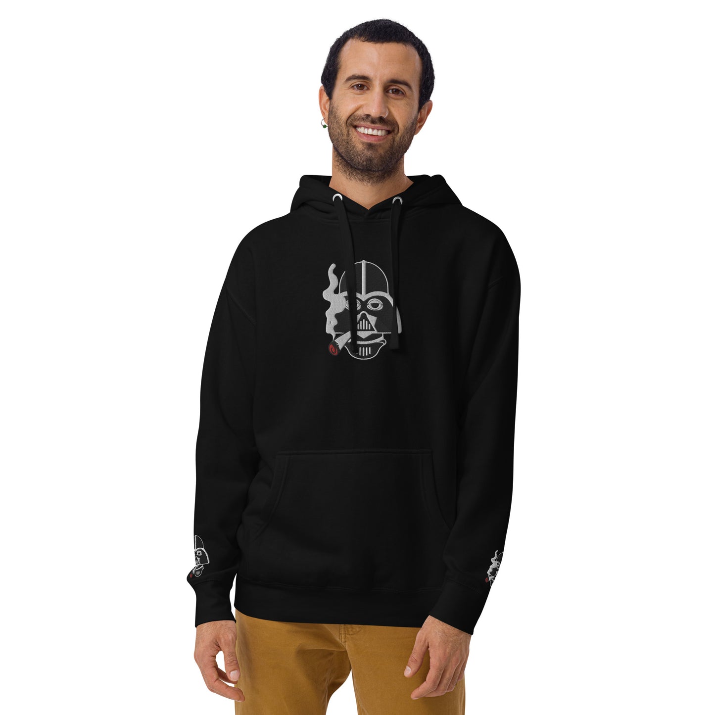 Baumwolle Herren Kapuzenpullover - Gestickt Design