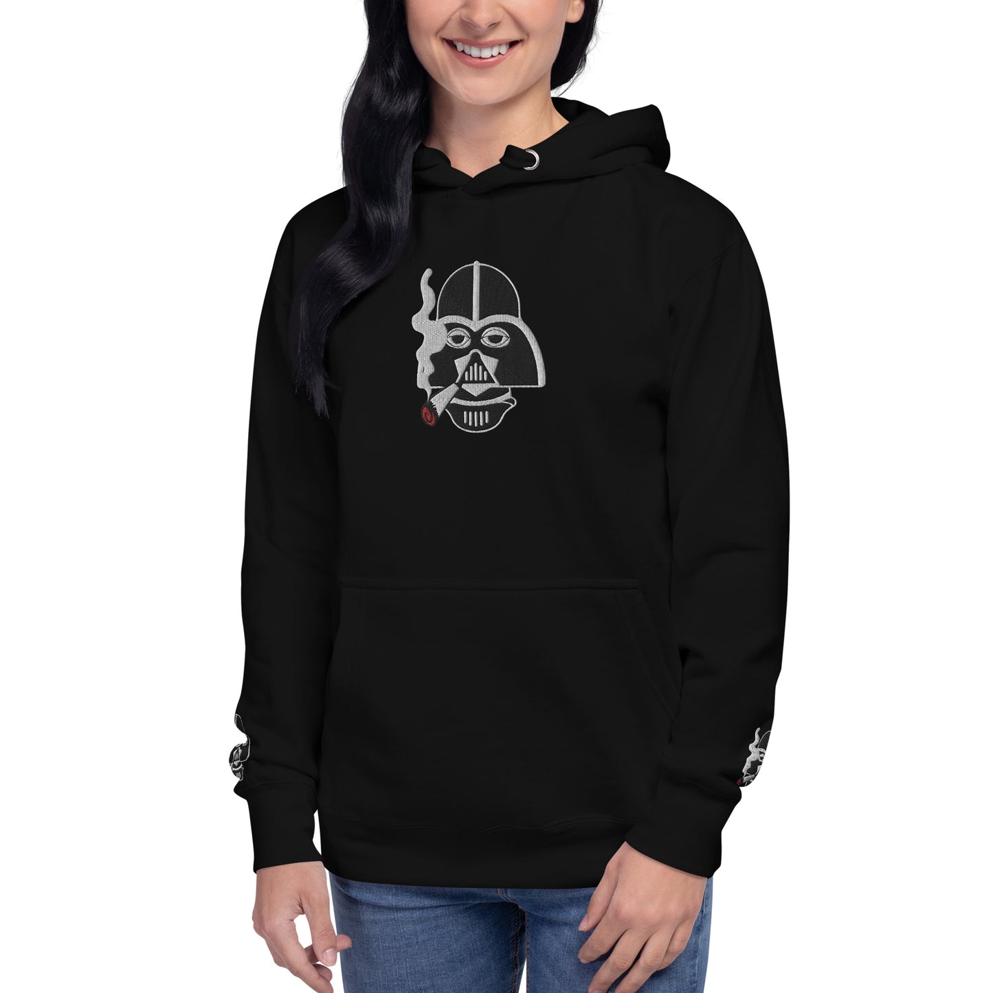Baumwolle Damen Kapuzenpullover - Gestickt Design