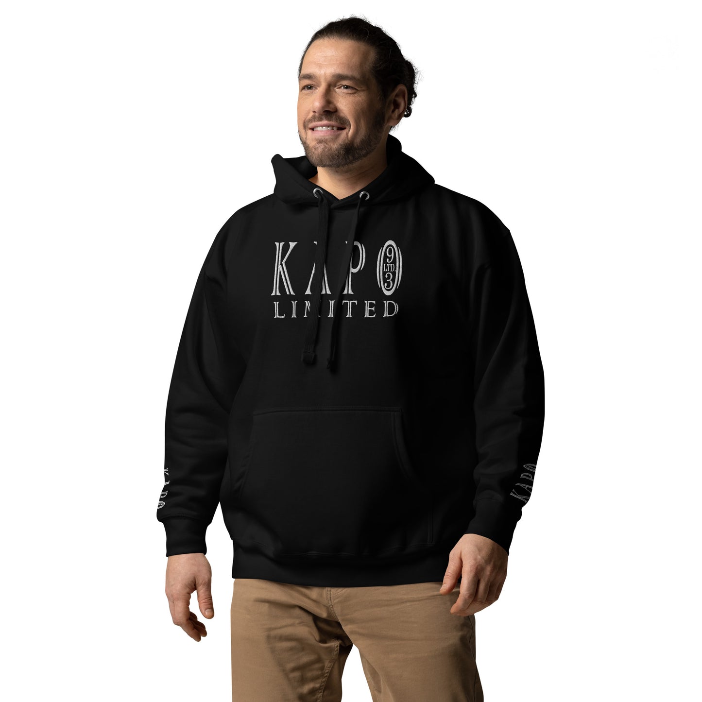 Baumwolle Herren Kapuzenpullover - Gestickt Design
