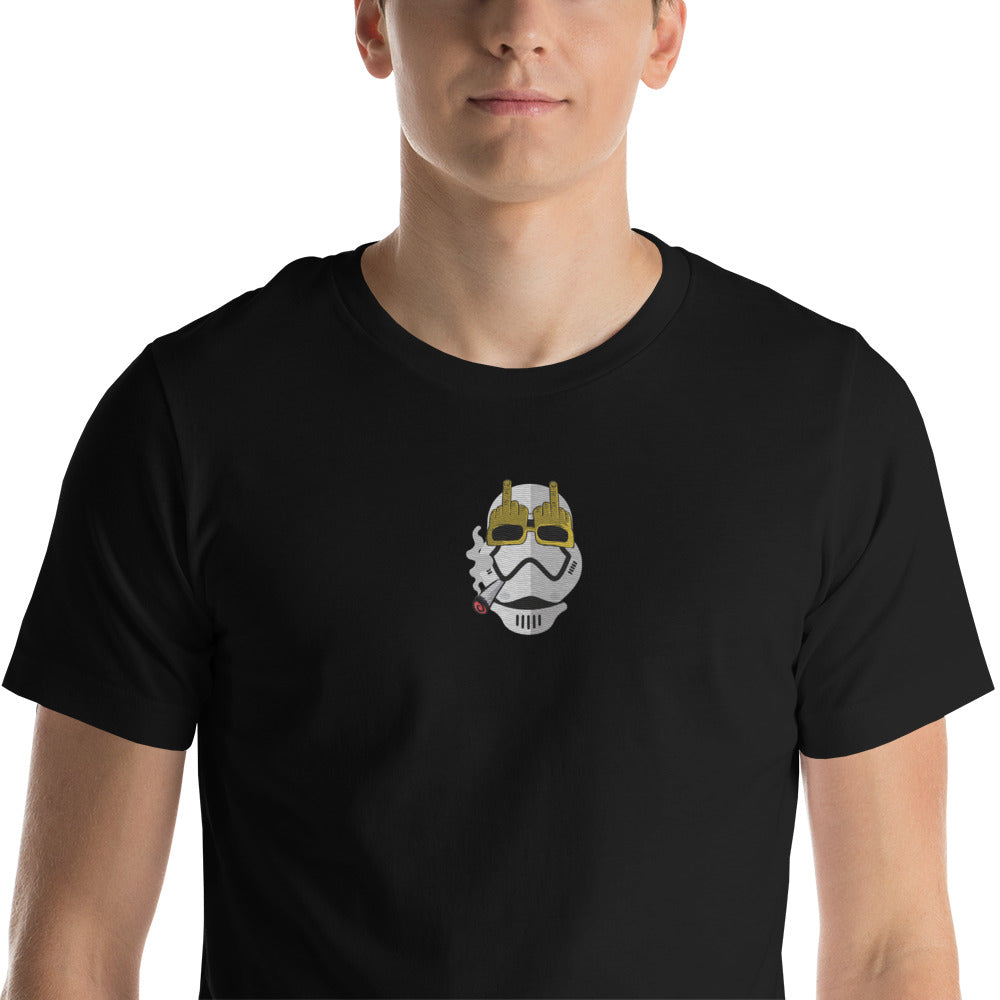 Baumwolle Herren T-Shirt - Gestickt Design