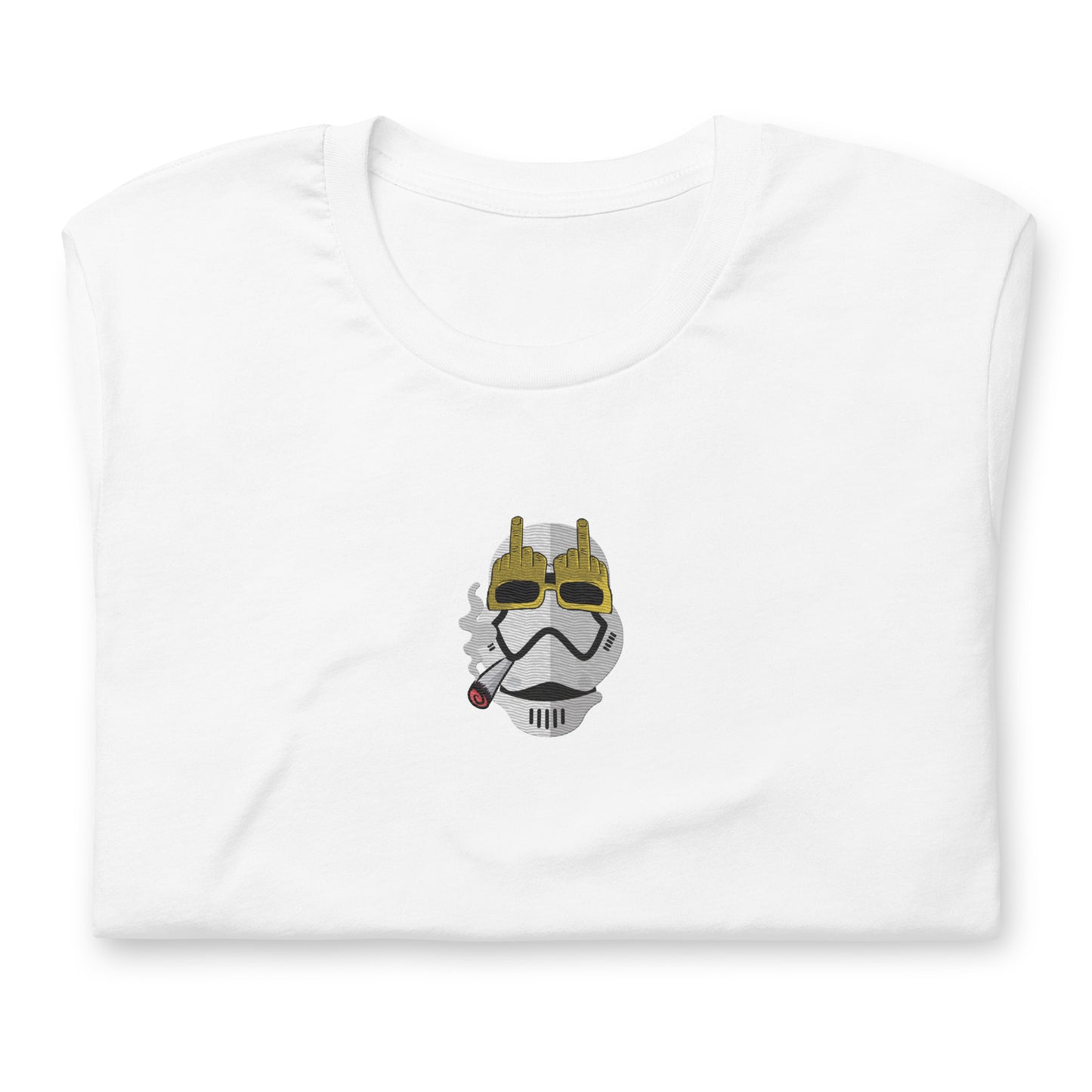 Baumwolle Herren T-Shirt - Gestickt Design