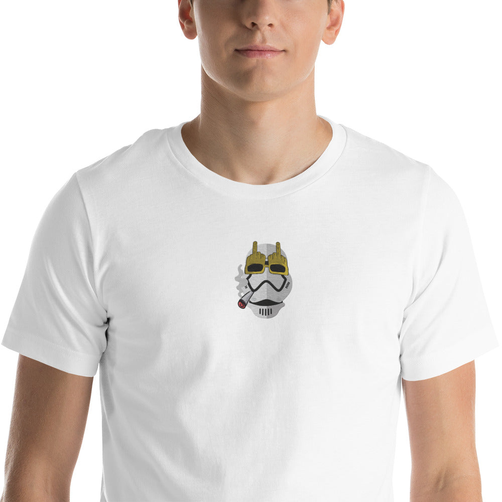 Baumwolle Herren T-Shirt - Gestickt Design