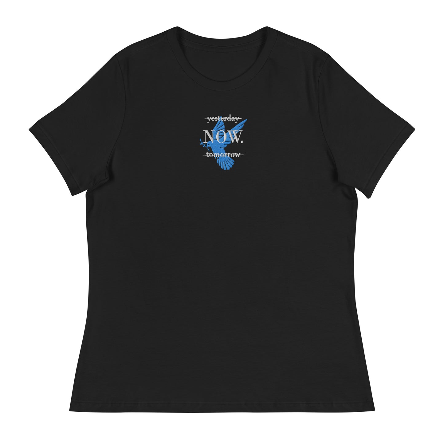 Baumwolle Damen T-Shirt - Gestickt Design