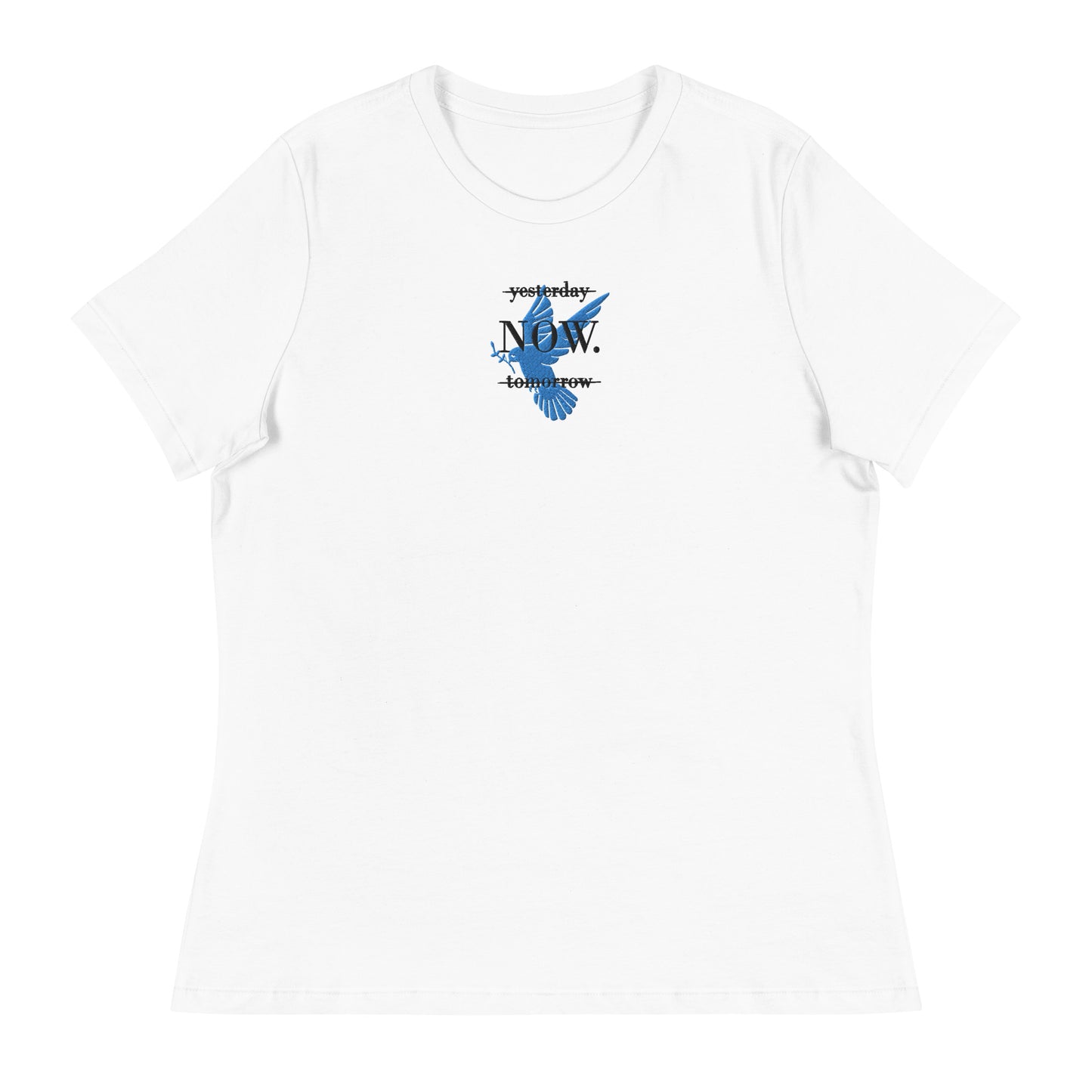 Baumwolle Damen T-Shirt - Gestickt Design