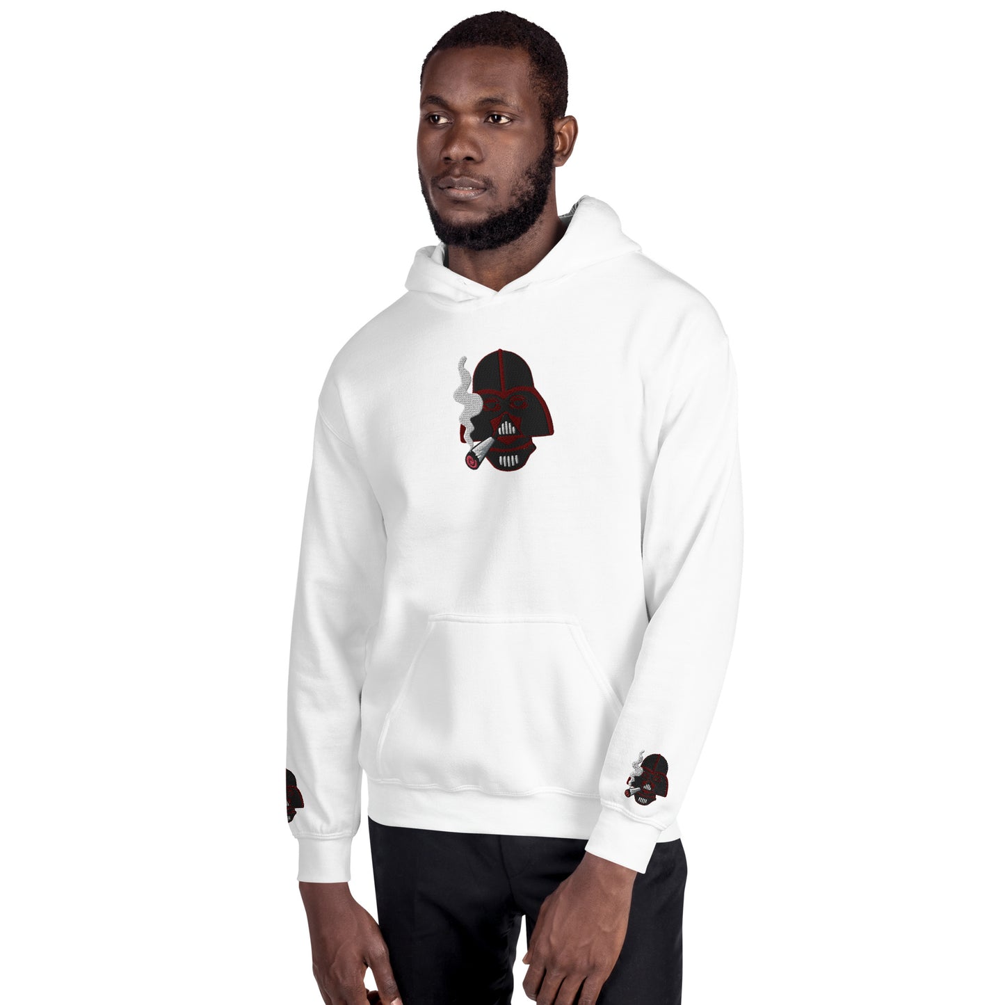 Baumwolle Herren Kapuzenpullover - Gestickt Design
