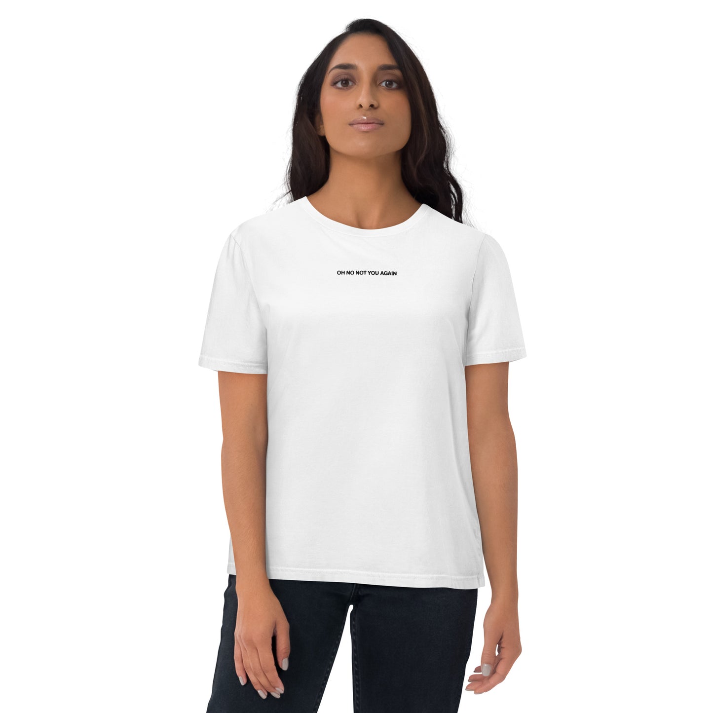 Baumwolle Damen T-Shirt - Gestickt Design