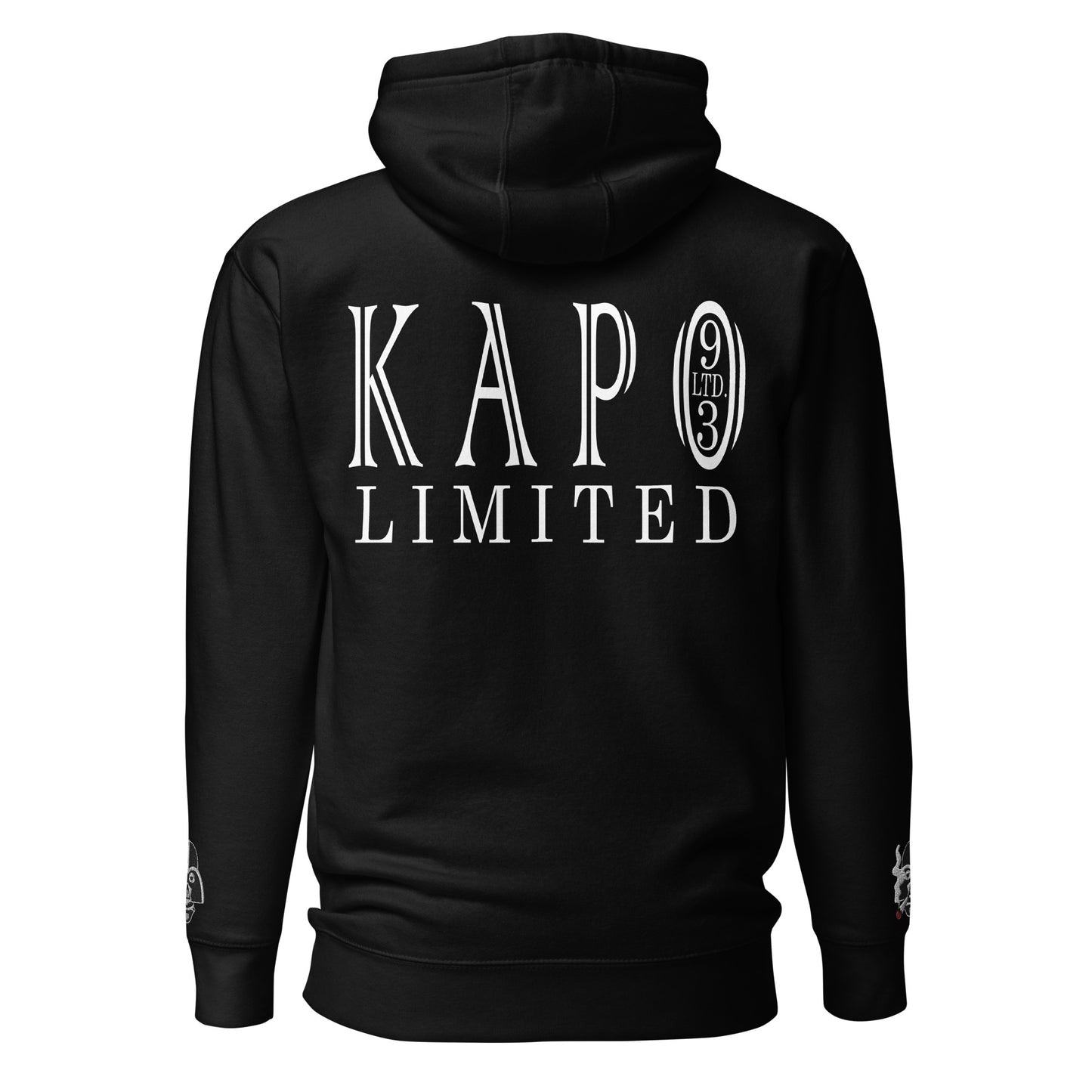 Baumwolle Damen Kapuzenpullover - Gestickt Design