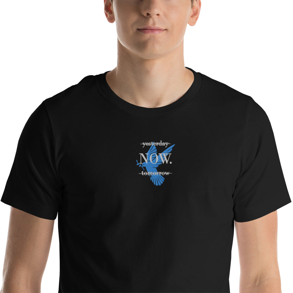 Baumwolle Herren T-Shirt - Gestickt Design